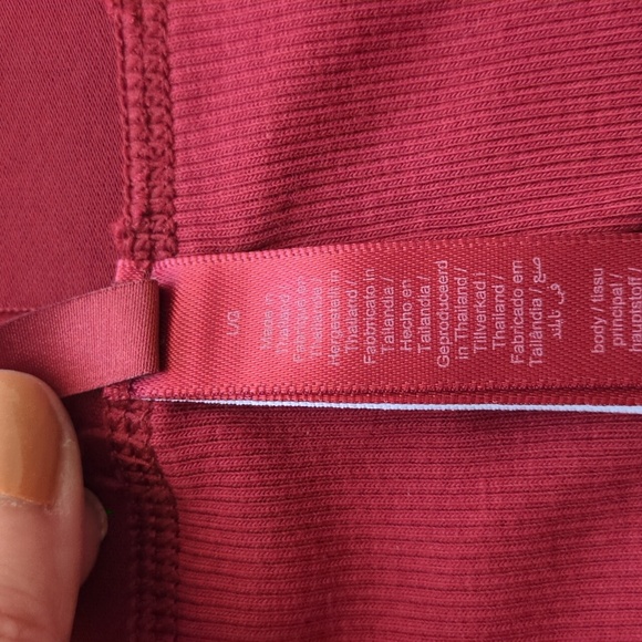 Skims Ribbed Red Lounge Set - Picture 5 of 8